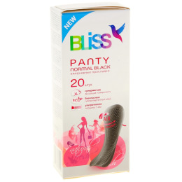 Bliss прокладки "Panty normal black" ежедневные, 20 шт