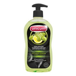 Unicum средство для мытья посуды "Олива и лимон"
