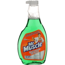 Мистер Мускул чистящее и моющее средство для стекол с нашатырным спиртом, сменная бутылка