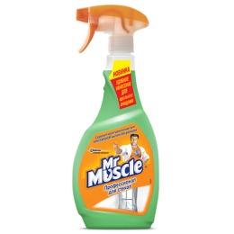 Мистер Мускул чистящее и моющее средство для стекол с нашатырным спиртом триггер