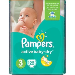 Pampers Active Baby 3 (5-9 кг)