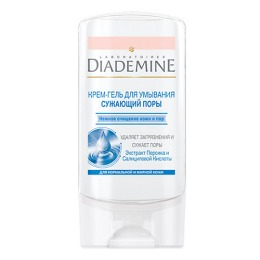 Diademine крем-гель для умывания "Основная программа" сужающий поры, 150 мл