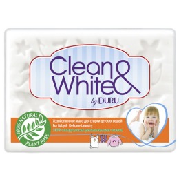 Duru мыло хозяйственное "Clean & White" для стирки детского белья