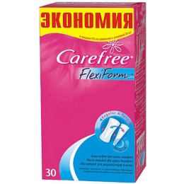 Carefree салфетки "FlexiForm" воздухопроницаемые, 30 шт