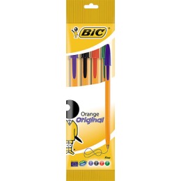 Bic ручка "Orange" тонкая линия блистер, 4 шт