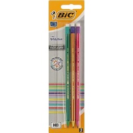 Bic карандаш "Evolution" пластиковый блистер, 3 шт