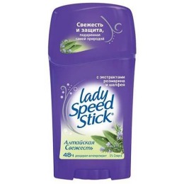 Lady Speed Stick дезодорант для женщин "Алтайская свежесть" стик, 45 г