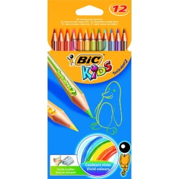 Bic цветные пластиковые карандаши "Tropicolors 2" коробка 12 цветов