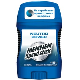 Mennen speed stick дезодорант-стик "Neutro power", 50 мл