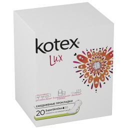 Kotex Прокладки ежедневные "Lux Super Slim Deo", 20 шт