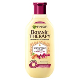 Garnier шампунь "Botanic Therapy. Касторовое масло и миндаль" для ослабленных волос, склонных к выпаданию 400 мл