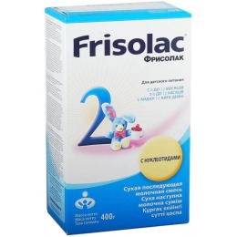 Friso молочная смесь "Фрисолак 2" 6-12 месяцев, 400 г