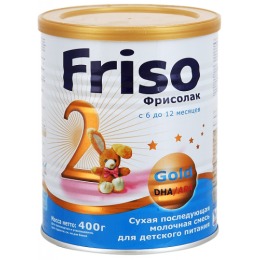 Friso молочная смесь "Фрисолак 2. Gold DHA/АRA" 6-12 месяцев