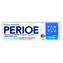 Perioe LG зубная паста "Tar Tar сare Ice mint" освежающая мята