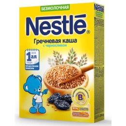 Nestle каша безмолочная "Гречневая" с черносливом и бифидобактериями, 200 г