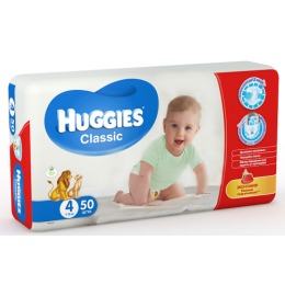 Huggies подгузники "Classic" размер 4, 7-18 кг