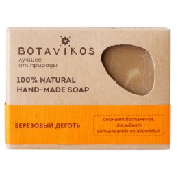 Botavikos натуральное мыло ручной работы Березовый деготь