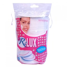 Relux косметические ватные диски квадратные