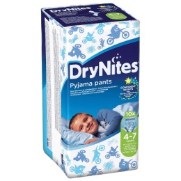 Huggies трусики для мальчиков "DryNights" 4-7 лет, 10 шт