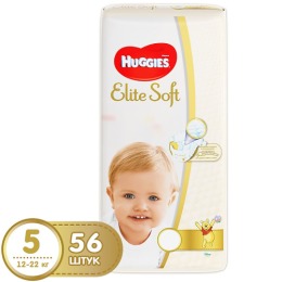 Huggies подгузники "Elite Soft" размер 5, 12-22 кг