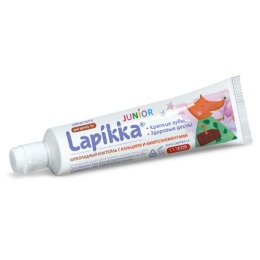 Lapikka зубная паста "Junior. Шоколадный коктейль" с кальцием и микроэлементами