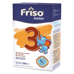 Friso детское молочко "Фрисолак 3. Junior" 1-3 года, 350 г