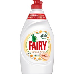 Fairy средство для мытья посуды "Нежные руки. Ромашка и витамин Е"