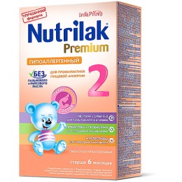 Nutrilak молочная смесь "Premium 2" гиппоаллергенная