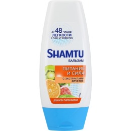 Shamtu SHAMTU Бальзам для волос Питание и сила с экстрактами фруктов новый дизайн 200мл