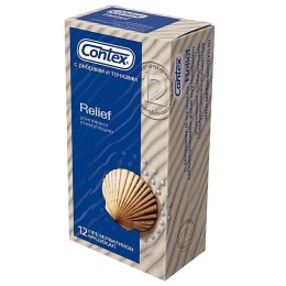 Contex презервативы "Relief" микс 6 шт с точками 6 шт с ребрами