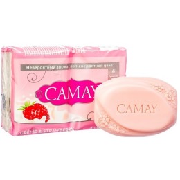 Camay мыло туалетное "Creme and Strawberry"