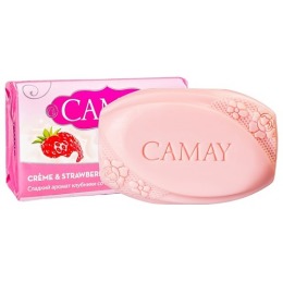 Camay мыло туалетное "Creme and Strawberry"