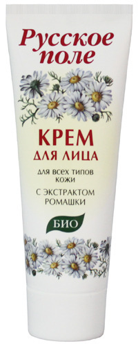 Русское поле крем для лица для всех типов кожи, с экстрактом ромашки, 75 мл купить в интернет магазине.